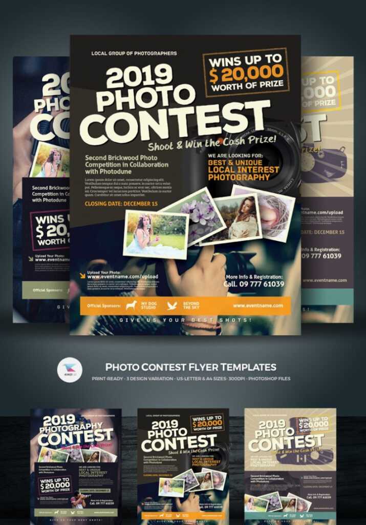 Photo Contest Flyers Corporate Identity Template pertaining to Photo Contest Flyer Template