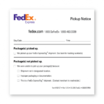 Pickup And Delivery Service Options | Fedex intended for Fedex Label Template Word