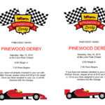 Pinewood Derby Flyers – The Gospel Home throughout Pinewood Derby Flyer Template