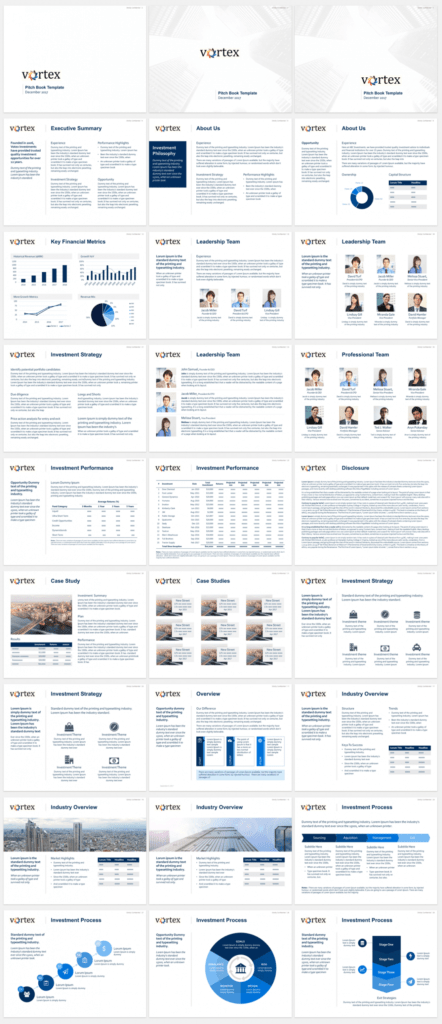 Pitch Book Template Example For Investment Banking Pitch within Powerpoint Pitch Book Template