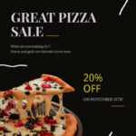Pizza Sale Flyer Template - Word (Doc) | Psd | Indesign for Pizza Sale Flyer Template