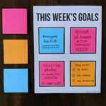 Post It Note Goal Setting Printable Template – Let'S Live within Printable Post It Notes Template
