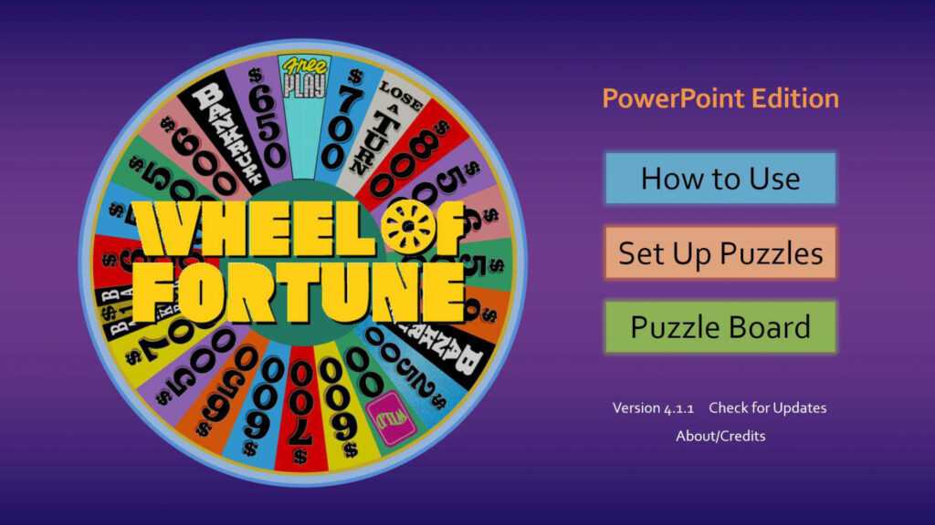 Powerpoint Game Show Templates ~ Addictionary with Wheel Of Fortune Powerpoint Game Show Templates