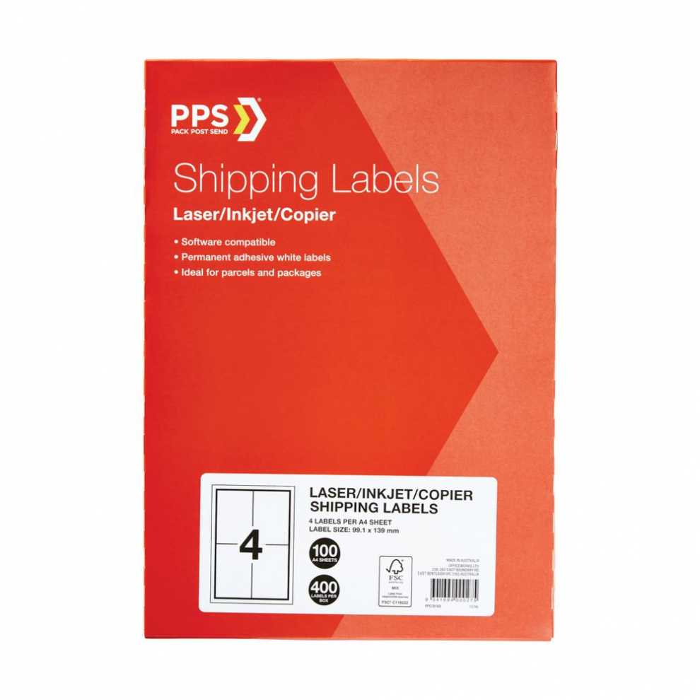 Pps Address Labels 33 Up 100 Pack for 33 Up Label Template Word
