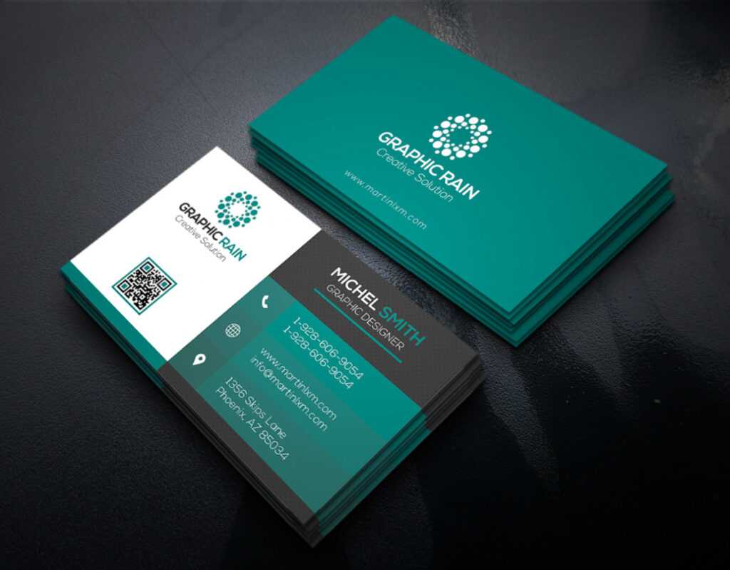 Psd Business Card Template On Behance throughout Photoshop Name Card Template