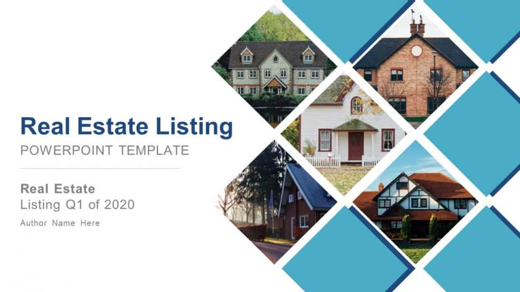 Real Estate Listing Powerpoint Template with regard to Real Estate Listing Presentation Template