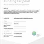 Redd+ Results Based Payments Funding Proposal Template regarding Funding Proposal Template