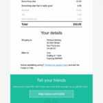 Responsive Receipt &amp; Invoice Email Template for Invoice Email Template Html