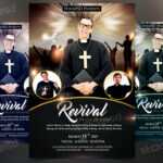 Revival - Free Church &amp; Pastor Psd Flyer Template On Behance with Church Revival Flyer Template Free