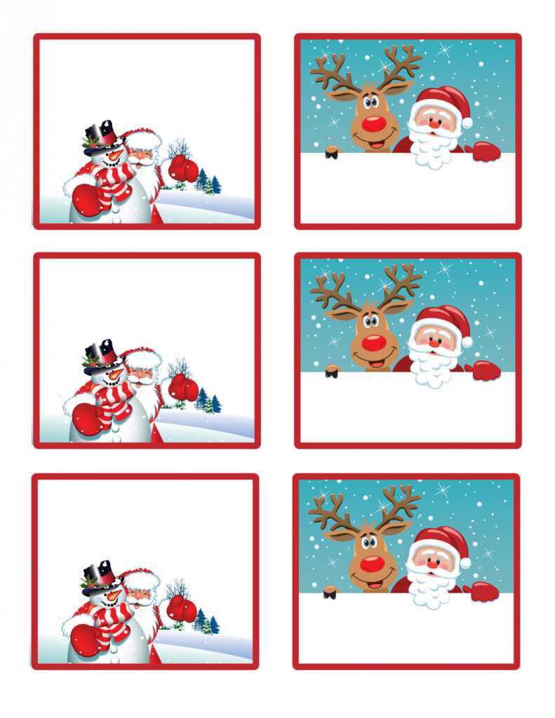 Santa'S Little Gift To You! Free Printable Gift Tags And in Xmas Labels Templates Free