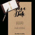 Save The Date Templates For Word [100% Free Download] within Save The Date Templates Word