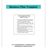 Sba Business Plan Template Commercewordpress Word Doc | Rainbow9 within Sba Business Plan Template Pdf