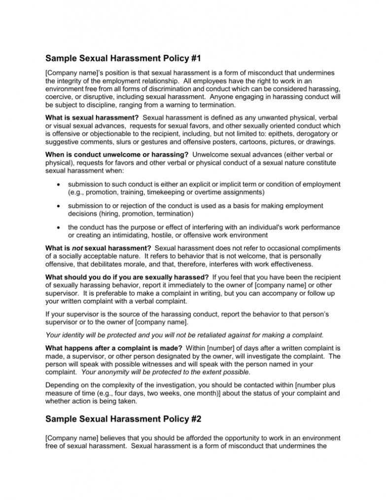 Sexual Harassment Investigation Report Template - Best for Sexual Harassment Investigation Report Template