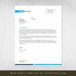 Simple And Clean Word Letterhead Template - Free - Used To Tech inside Free Letterhead Templates For Microsoft Word