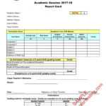 Soccer Report Card Template - Best Professional Template for Soccer Report Card Template
