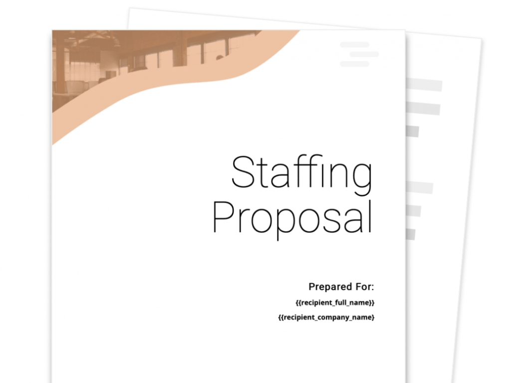 Staffing Agency Proposal Template - [Free Sample] | Proposable throughout Staffing Proposal Template