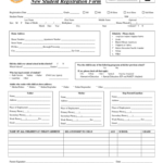Student Registration Form - 5 Free Templates In Pdf, Word throughout School Registration Form Template Word