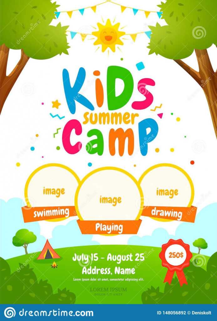 Summer Camp Flyer Template ~ Addictionary throughout Summer Camp Flyer Template Free