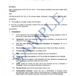 Supply Agreement - Free Template | Sample - Lawpath in Manufacturing Supply Agreement Templates