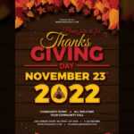 Thanksgiving Flyer Template Free ~ Addictionary in Thanksgiving Flyer Template Free