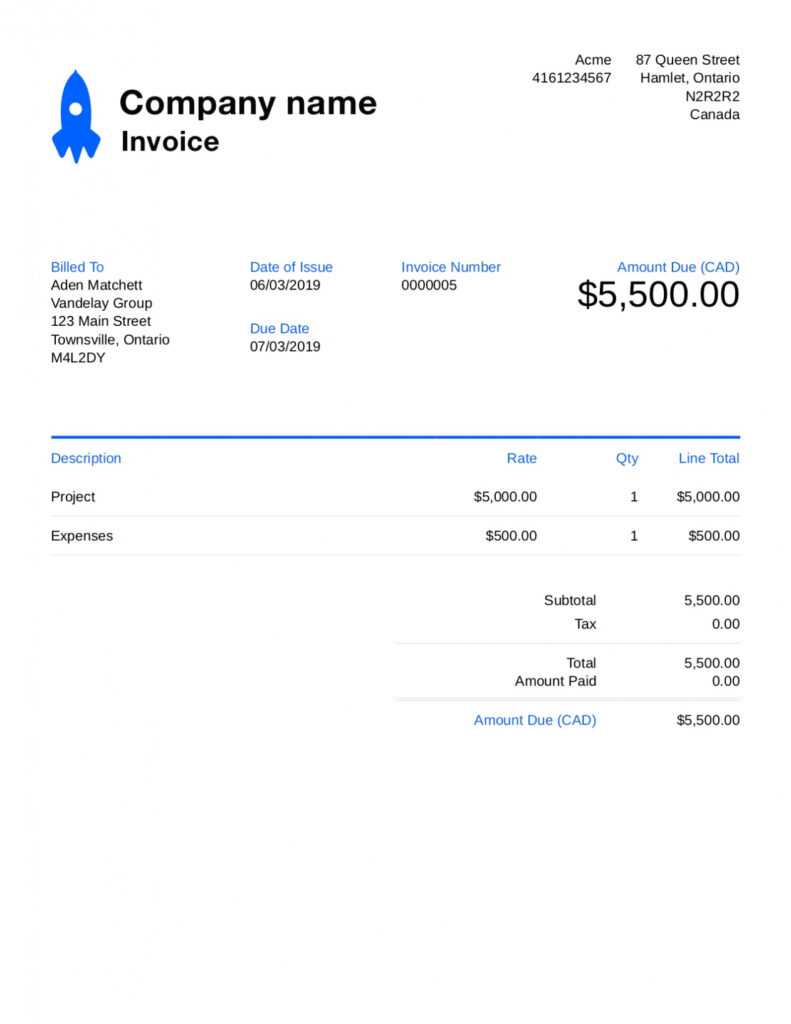 The Best Invoice Templates For The Uk | 2020 Reviews regarding Business Invoice Template Uk