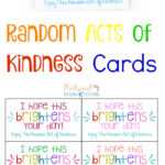 The Best Random Acts Of Kindness Printable Cards Free with regard to Random Acts Of Kindness Cards Templates