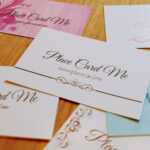 The Definitive Guide To Wedding Place Cards | Place Card Me inside Michaels Place Card Template