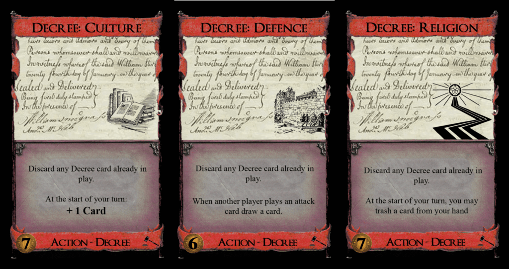 The Designer'S Drawer: A Dominion Mini Expansion – “By with Dominion Card Template