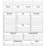 The Most Practical Meal Planner Ever - Our Handcrafted Life pertaining to Menu Planner With Grocery List Template