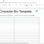 The Ultimate Character Bio Template 2018 | 70+ Questions in Free Bio Template Fill In Blank