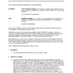 Trademark License Agreement Template | By Business-In-A-Box™ intended for Brand Licensing Agreement Template