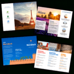 Travel Brochure Templates - Make A Travel Brochure - Venngage for Travel Guide Brochure Template