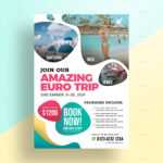 Travel &amp; Vacation Flyer Template with regard to Vacation Flyer Template