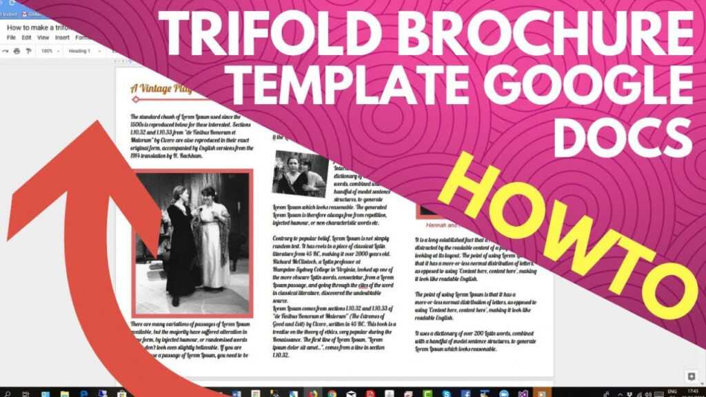 Trifold Brochure Template Google Docs pertaining to Brochure Template Google Docs