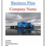 Trucking Transport Business Plan Template Sample Pages in Business Plan Template For Trucking Company