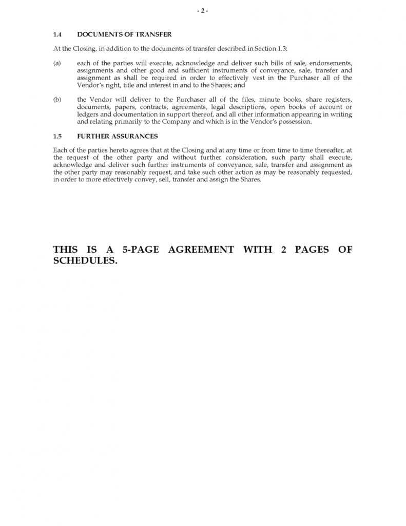 Uk Share Purchase Agreement within Share Purchase Agreement Template Uk