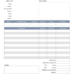 Veterinary Invoice Template with regard to Veterinary Invoice Template
