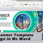 Web Ad Banner Template Design In Ms Word || How To Make Ad Banner Design In  Ms Word for Banner Template Word 2010
