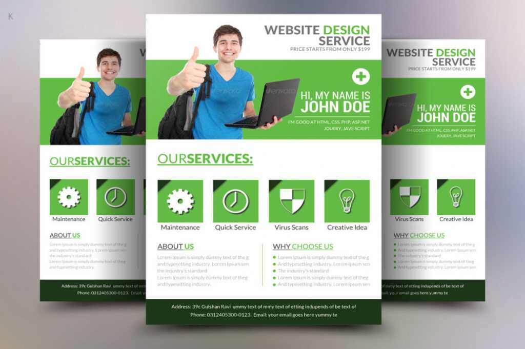 Web Designer Flyer Template By Ayme Designs | Thehungryjpeg with regard to Email Flyer Template