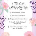 Wedding Thank You Card Wording: Tips And Examples regarding Template For Wedding Thank You Cards