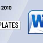 Word 2010: Using Templates regarding How To Use Templates In Word 2010