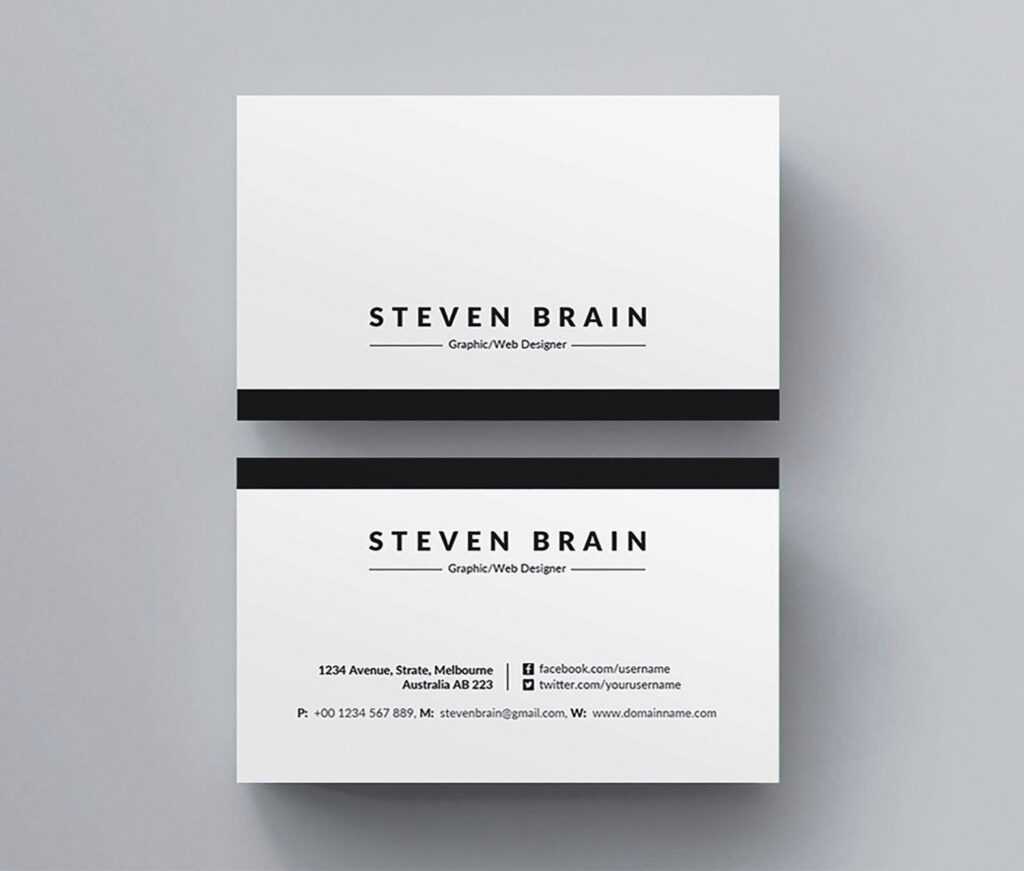 Word Business Card Template Free ~ Addictionary regarding Word 2013 Business Card Template