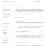 Word Resume Templates 20+ Free And Premium [Download] intended for Microsoft Word Resume Template Free