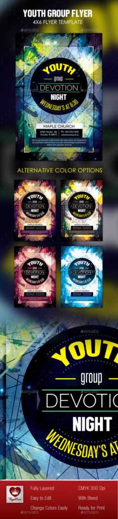 Youth Flyer Graphics, Designs &amp; Templates From Graphicriver for Youth Group Flyer Template Free