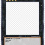 Yu Gi Oh Blank Card Template - Yugioh Xyz Card Template, Hd in Yugioh Card Template