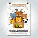 Zoo Flyer Template Lion King Template Download On Pngtree pertaining to Zoo Brochure Template